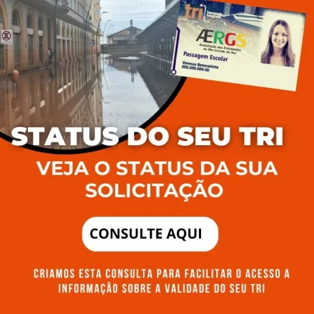 Banner do status da solicitação